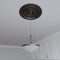 Ekena Millwork Cole PVC Medallion (Canopies up to 6"), 22"OD x 3 1/2"ID x 1"P, Universal Metallic Rustic Mist CMP22COERU - alternate 7